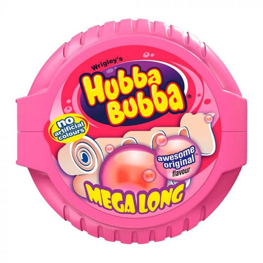 Hubba Bubba Fancy Fruit Bubblegum Mega Long Tape - 56g