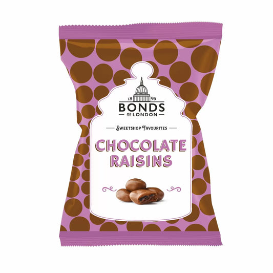 Bonds Chocolate Raisins Bags - 130g