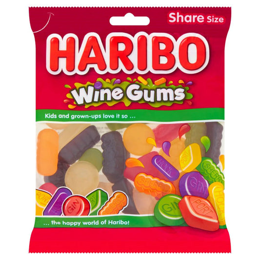 Haribo Wine Gums Share Bag 160g