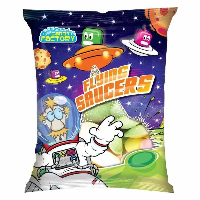 Crazy Candy Factory Flying Saucers Bag 36g