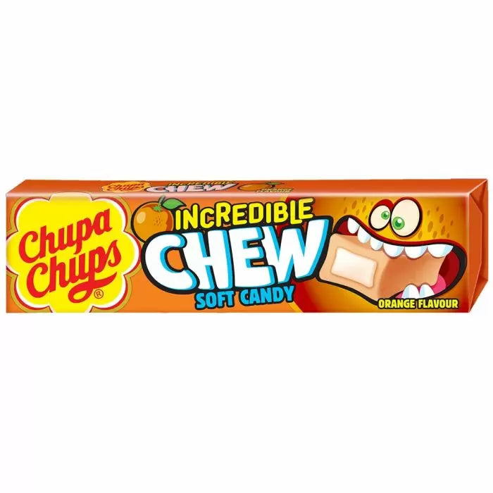 Chupa Chups Orange Incredible Chew Soft Candy 45g