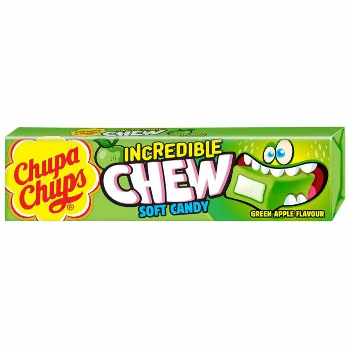 Chupa Chups Apple Incredible Chew Soft Candy 45g