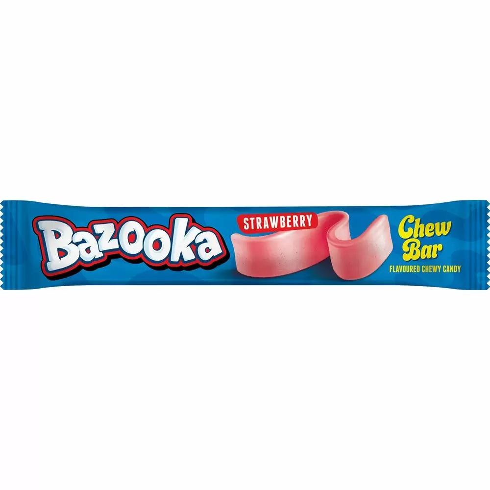 Bazooka Strawberry Chew Bars 14g