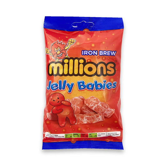 Millions Iron Brew Jelly Babies - 180g