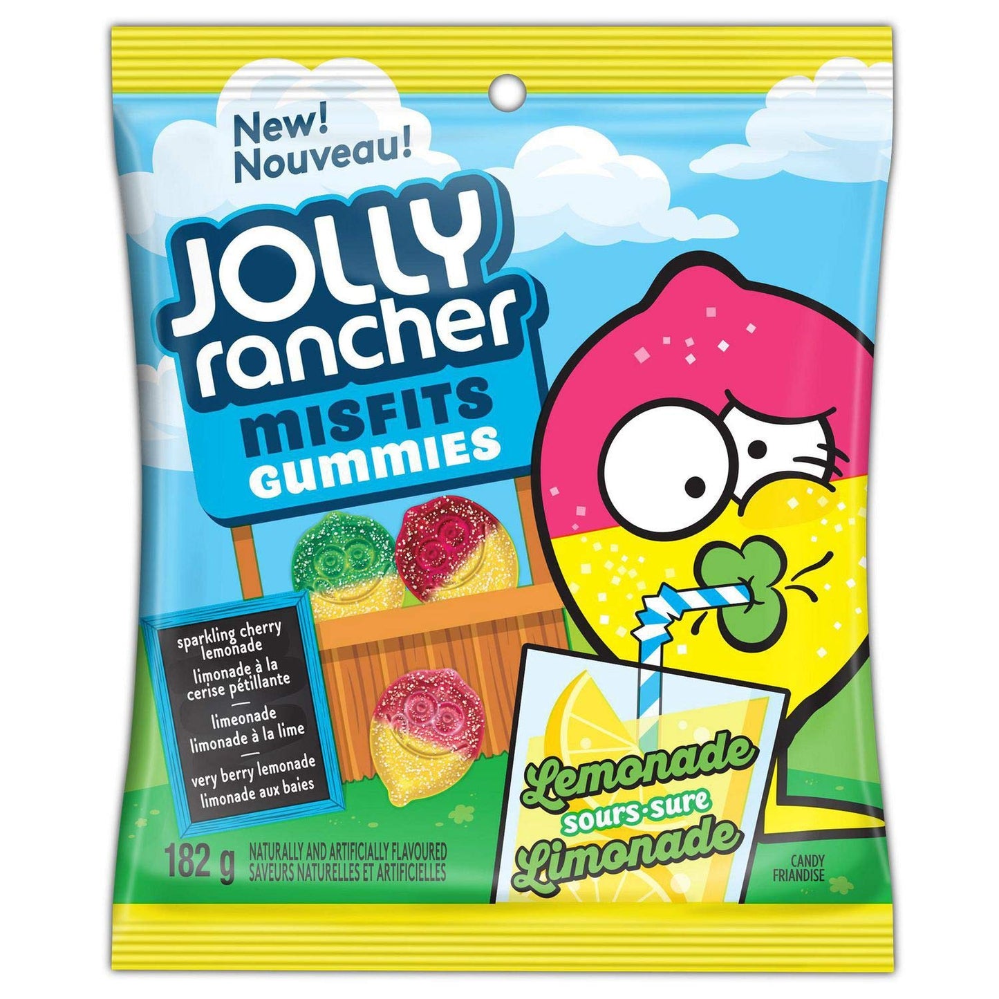 Jolly Rancher Misfits Gummies Lemonade Sours – 182g