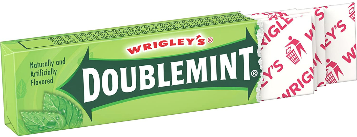 Wrigley's Doublemint Chewing Gum - 5 stick pack