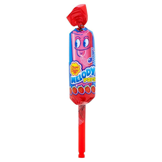 Chupa Chups Melody Pops Strawberry Flavour Lollipops 15g Musical Lolly