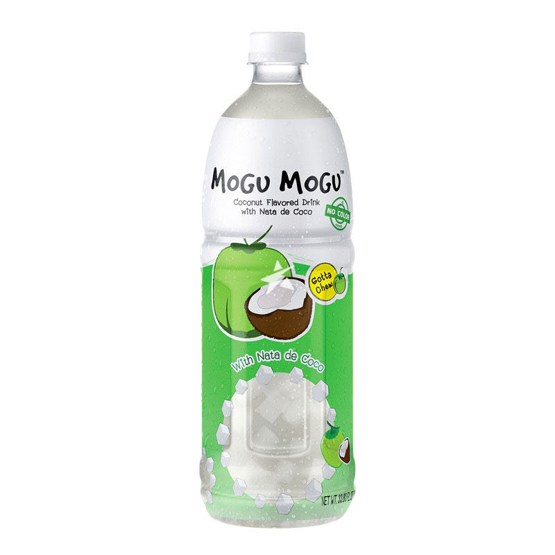 Mogu Mogu Coconut Flavoured Drink with Nata de Coco 1L