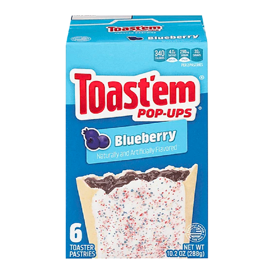 Toast'em POP-UPS - Frosted Blueberry Toaster Pastries 6pk - 10.2oz (288g)