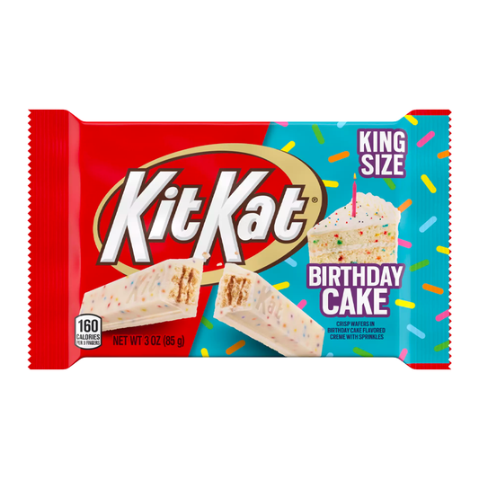 Kit Kat Limited Edition Birthday Cake King Size - 3oz (85g)