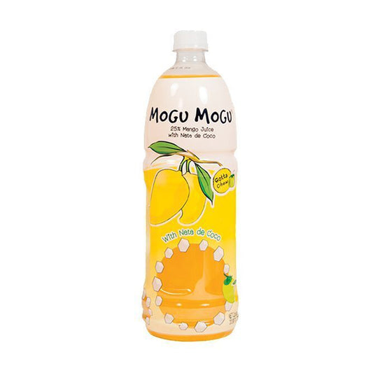 Mogu Mogu Mango Flavoured Drink with Nata de Coco -1L