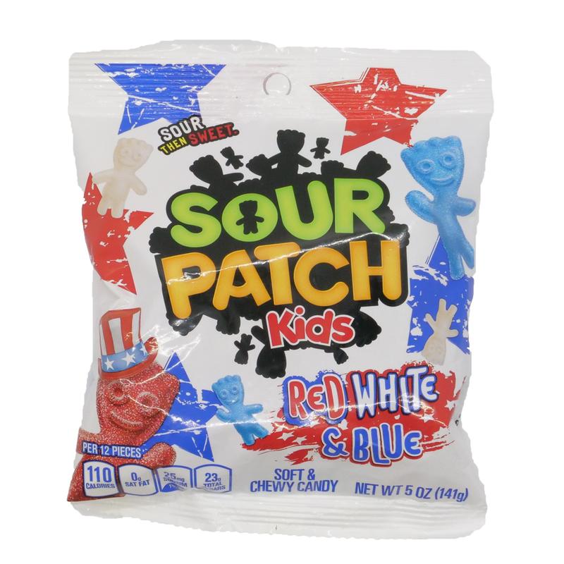 Sour Patch Kids Red, White, & Blue - 5 oz Peg Bag