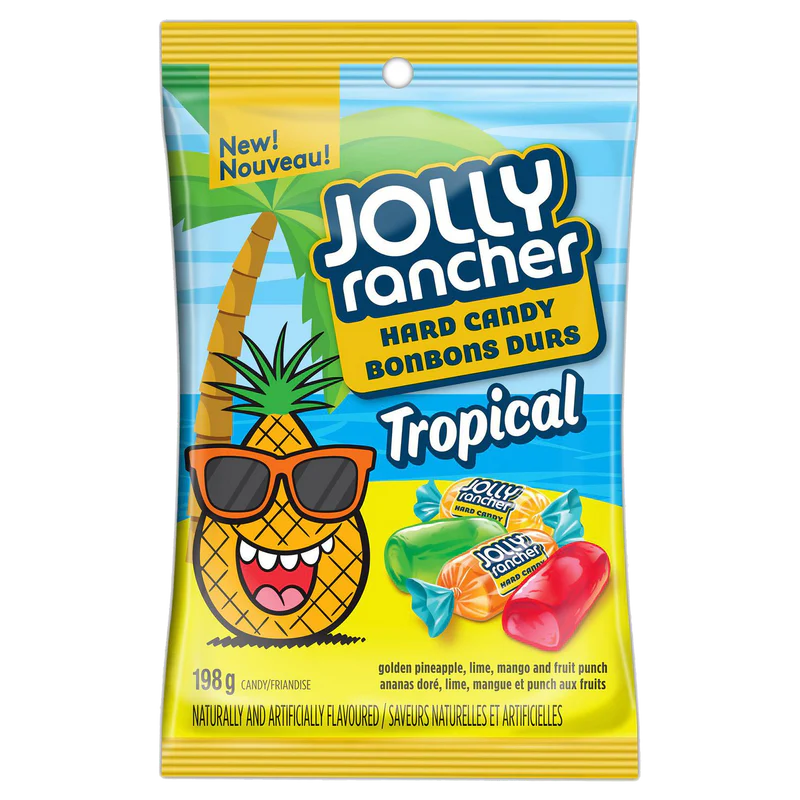 Jolly Rancher Tropical Hard Candy 198g (CANADA)