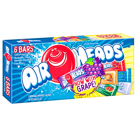 Airheads - 6 Bar Selection Box - 3.3oz (93.6g)
