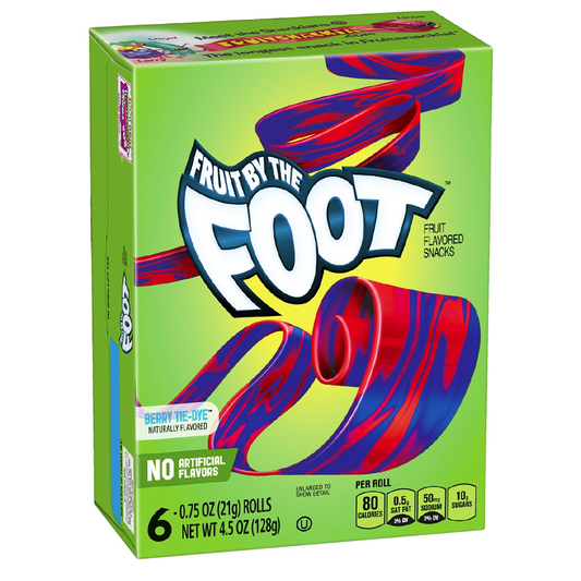 Betty Crocker Fruit By The Foot Berry Tie-Dye - 4.5oz (128g)