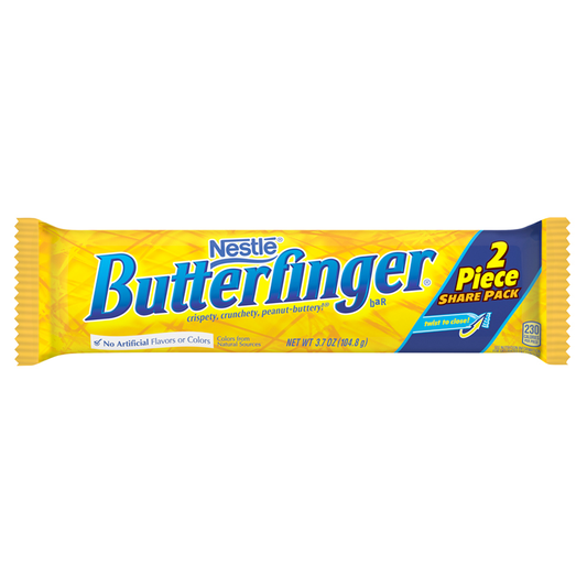 Butterfinger 2 Piece Share Pack Bar 3.7oz (104.8g)