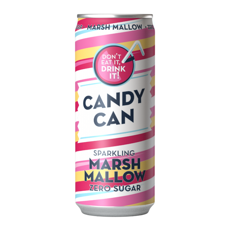 Candy Can Sparkling Marshmallow Zero Sugar - 330ml