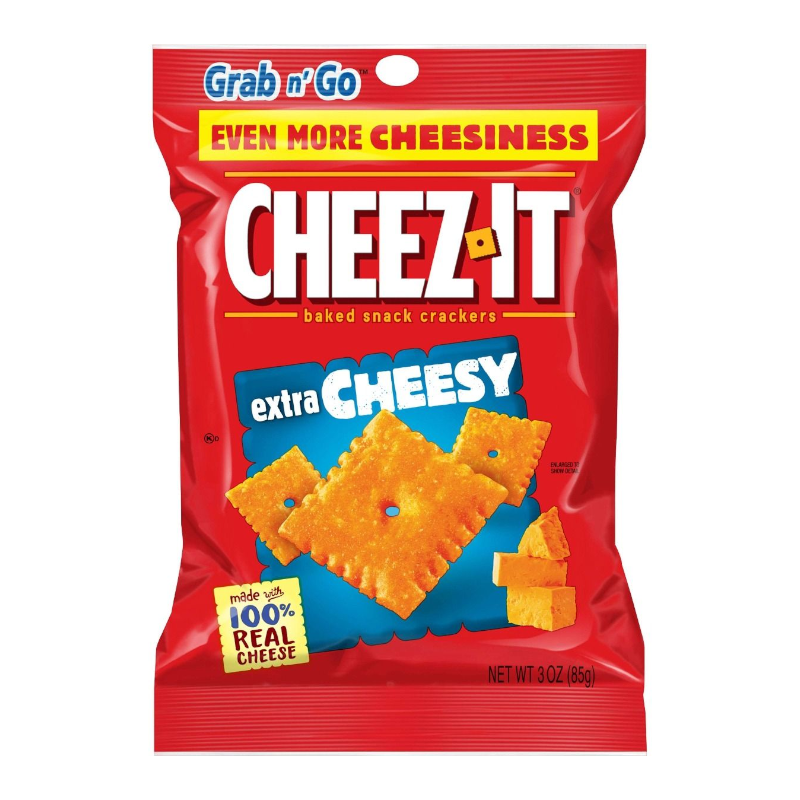 Cheez It Extra Cheesy - 3oz Big Bag (85g)