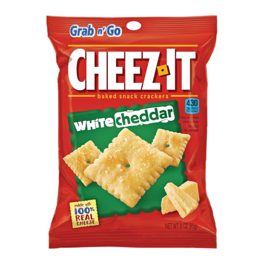 Cheez Its White Cheddar 3oz Big Bag (85g)