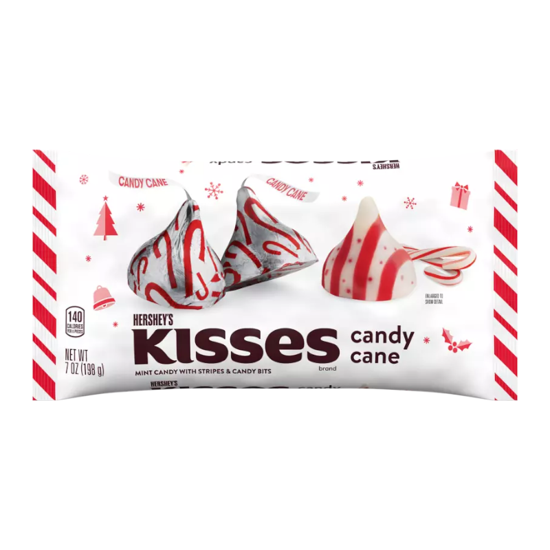 Hershey Kisses Candy Cane - 7oz (198g) [Christmas]