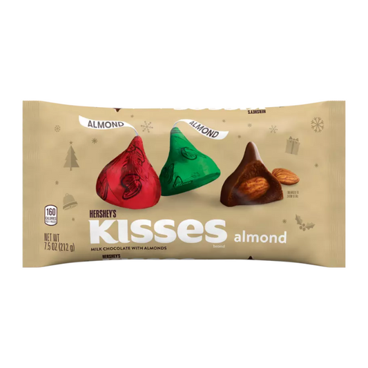 Hershey's Milk Chocolate Kisses with Almonds - 7.5oz (212g)