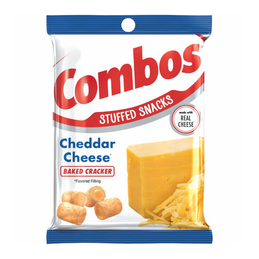 Combos Cheddar Cheese Crackers 6.3oz (178.6g)