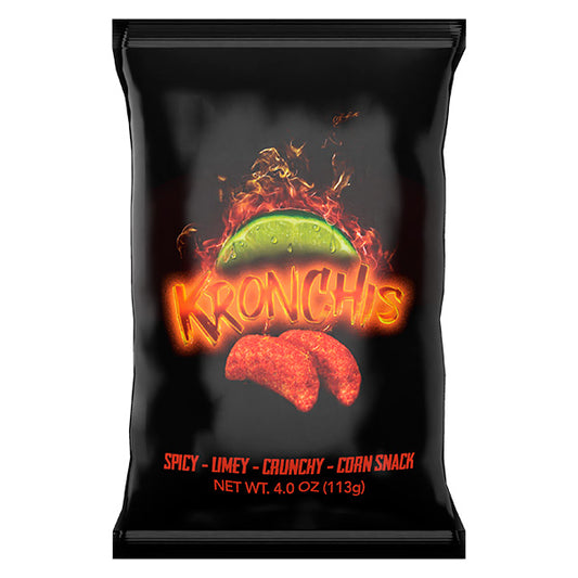 Kronchis Spicy Lime - crunchy corn snack 4oz (113g)