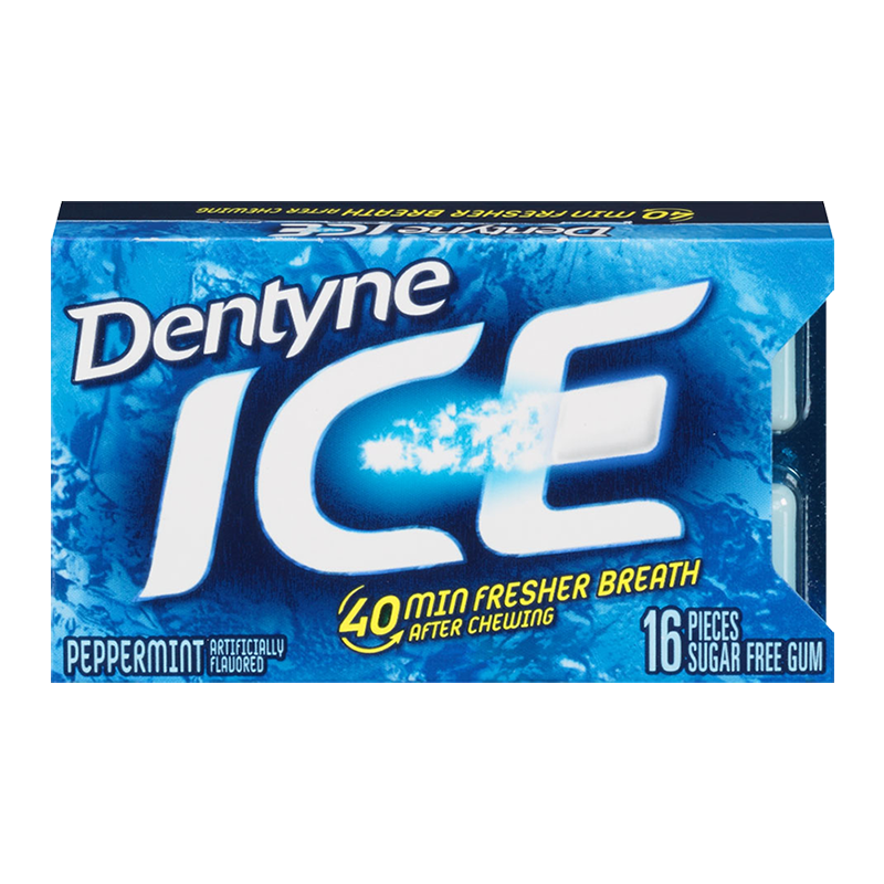 Dentyne Ice Gum Peppermint - (16 Pieces)