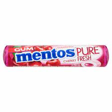 Mentos Gum Pure- Cherry 8 Pieces - 15.5g