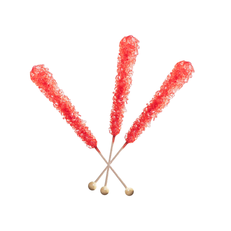 Espeez - Rock Candy on a Stick - Strawberry (Red) - SINGLE 0.8oz (22g)