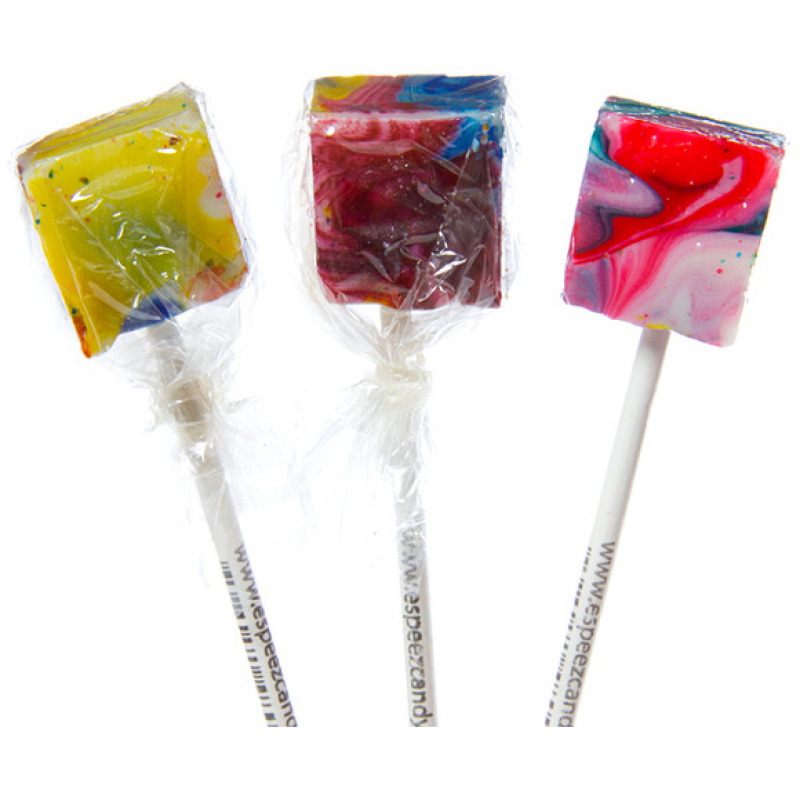 Espeez - Tie Dye Cube Lollipop SINGLE 0.74oz (21g)