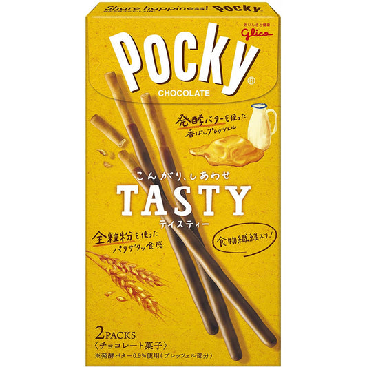 Glico Japanese Pocky – Tasty Caramelised Butter Chocolate - 77g