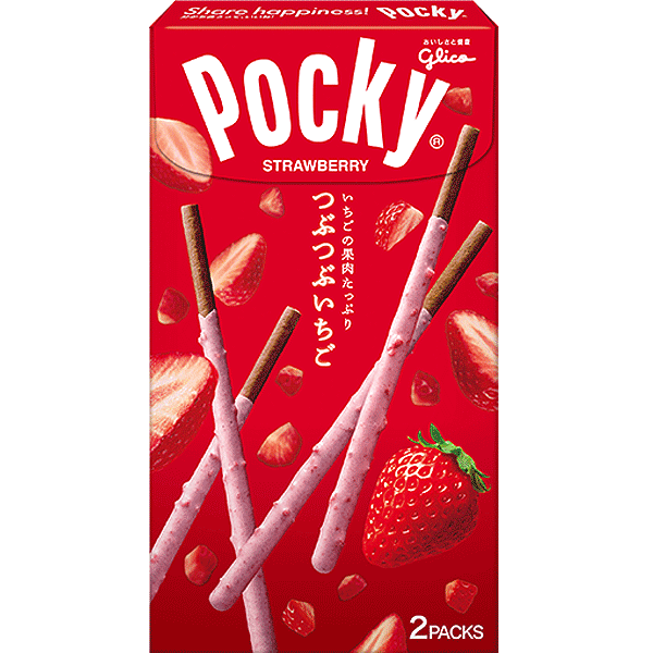 Glico Pocky Strawberry Flavour - 55g (Japan)