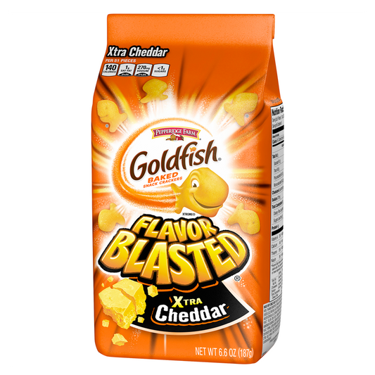 Goldfish Crackers - Flavor Blasted Xtra Cheddar 6.6oz (187g)