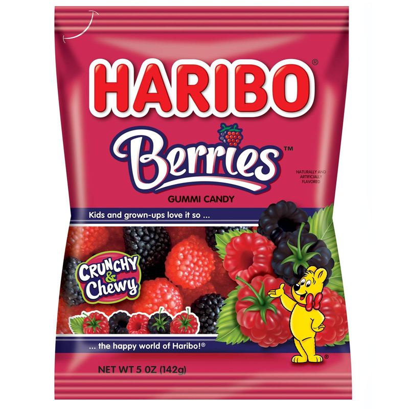 Haribo Berries Peg Bag 5oz (142g)
