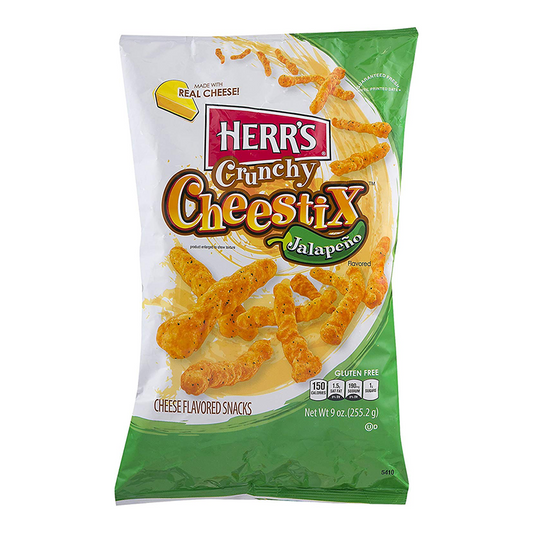 Herr's Jalapeno Crunchy Cheestix 9oz