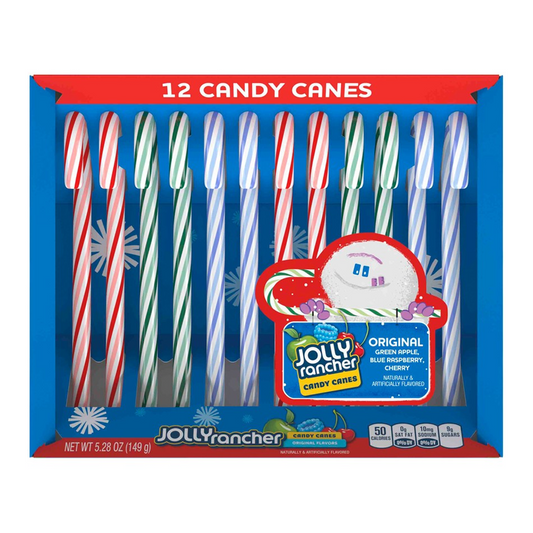 Jolly Rancher Candy Canes - 5.28oz (149g) [Christmas]