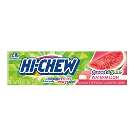 Hi-Chew Sweet & Sour Watermelon Fruit Chews - 1.76oz (50g)