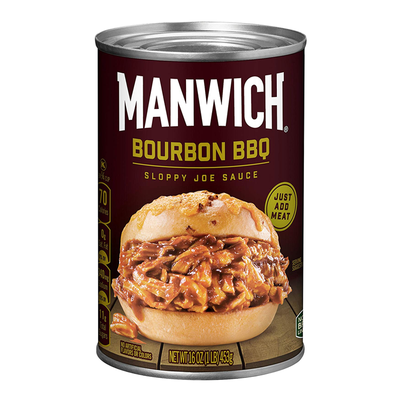 Hunt's Manwich Bourbon BBQ Sloppy Joe Sauce - 16oz (453g)