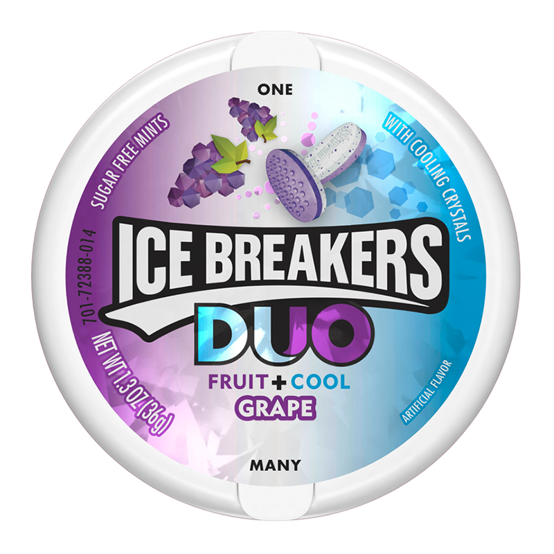 Ice Breakers Duo - Grape Mints - 1.3oz (36g)