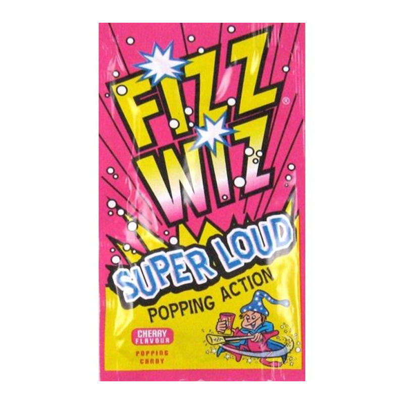 Fizz Wiz Cherry Popping Candy - 4.9g