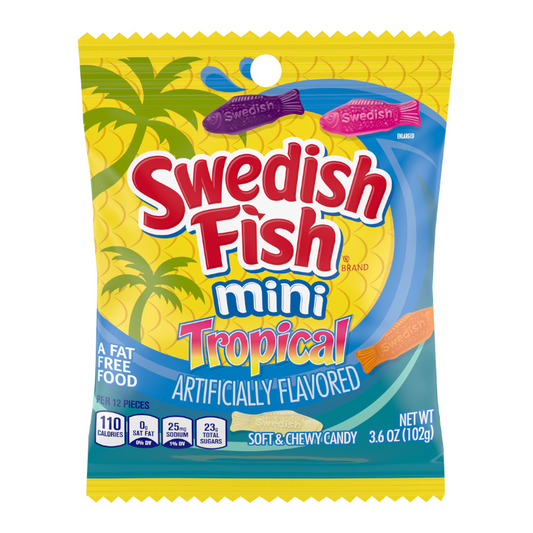 Swedish Fish Tropical Peg Bag - 3.6oz (102g)