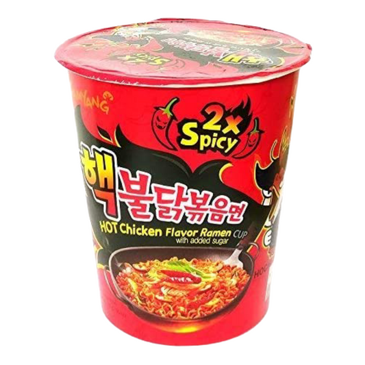 SAMYANG Spicy Hot (2x Spicy) Chicken Flavour Ramen Noodles - 70g