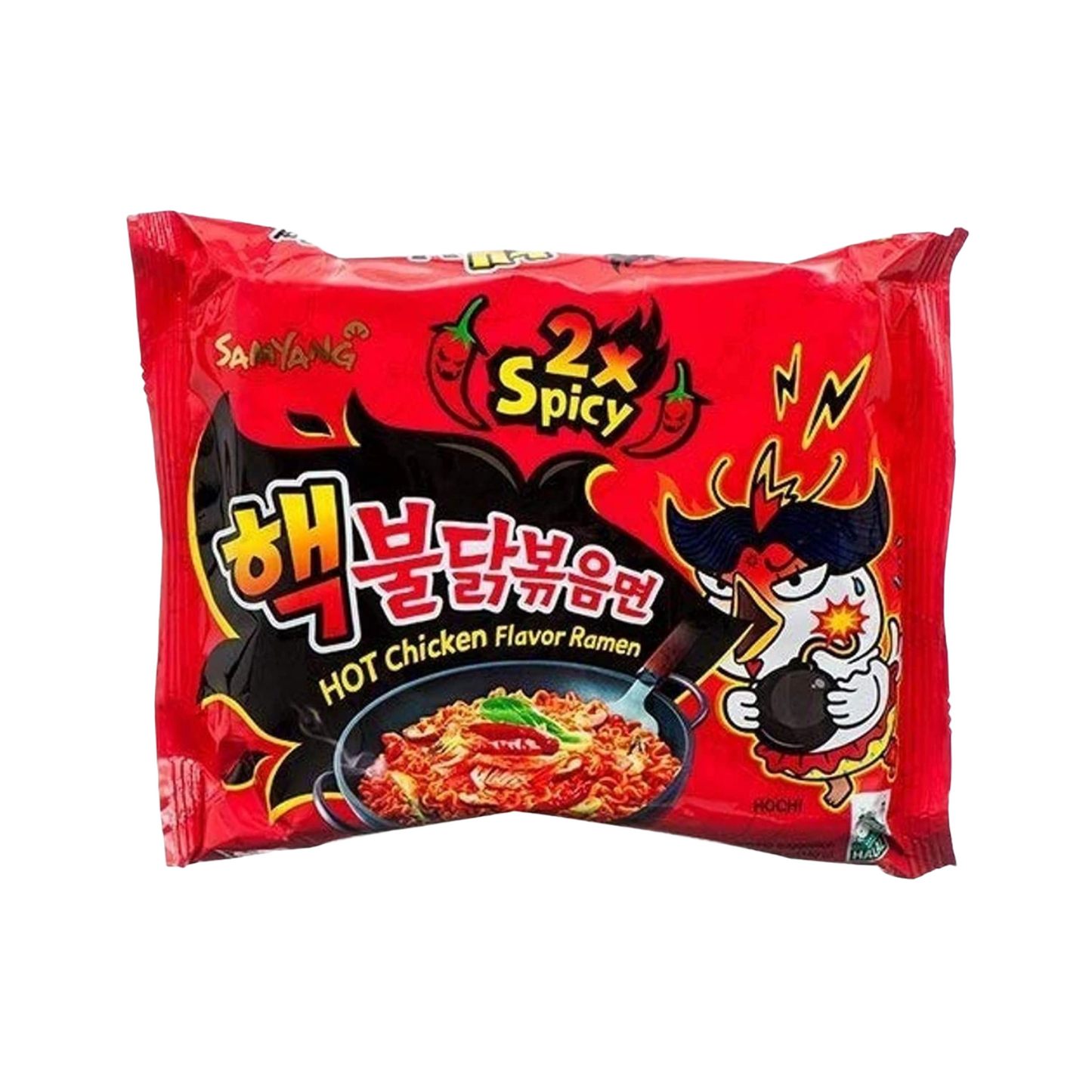 SAMYANG Buldak Spicy Hot (2x Spicy) Chicken Flavour Ramen Noodles - 140g