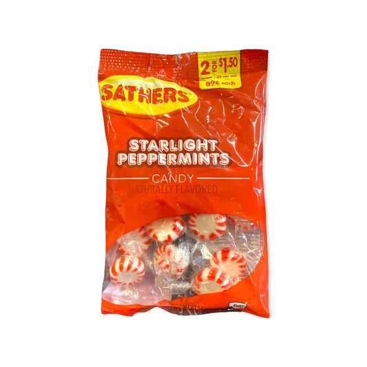 Sathers Peppermint Starlights 3.6oz (102g)