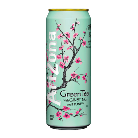 AriZona Green Tea with Ginseng and Honey 23fl.oz (680ml)