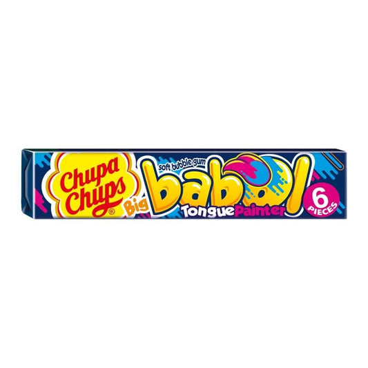 Chupa Chups Big Babol Tongue Painter Bubble Gum - 27.6g