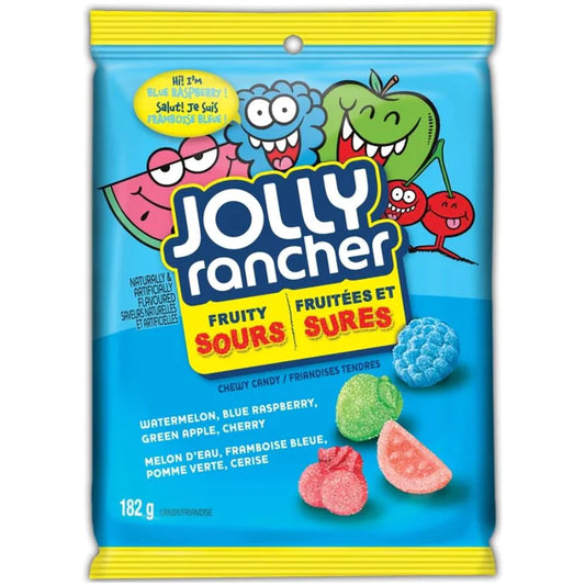 JOLLY RANCHER FRUITY SOURS 182G (CANADA)
