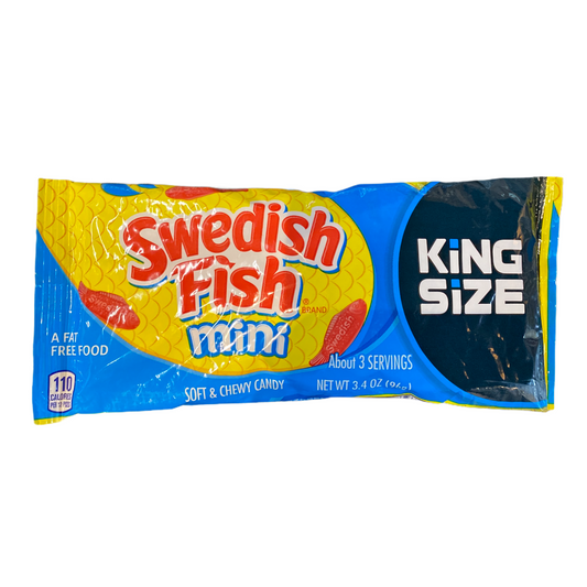 Swedish Fish Red King Size 3.4oz (96g)