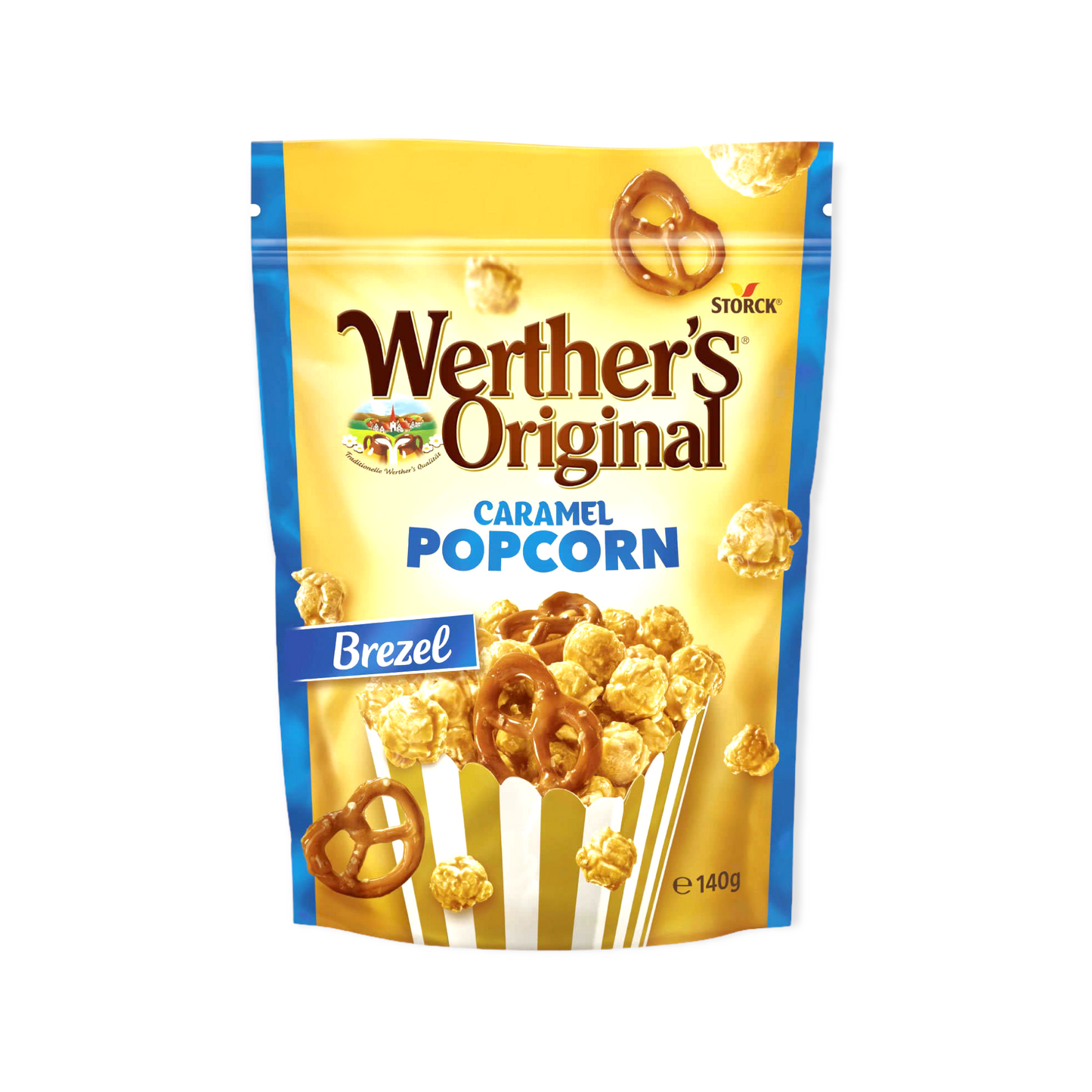 Werthers Original Caramel Pretzel Popcorn 140g